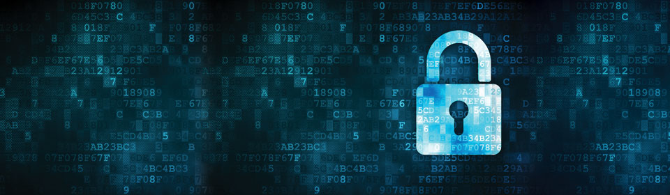 Privacy policy padlock image
